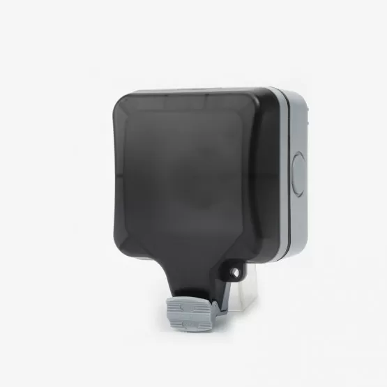 Prise Alimentation Externe 32A 220V Pour Camping-Car - IP44 Étanche - Blanc
