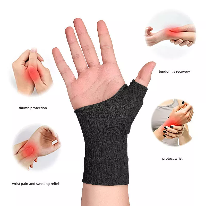 QWORK Gants D'Entraînement Ouverts Bodybuilding, Calisthénie Et Powerlifting - Anti-Transpiration Avec Support Poignet (M)