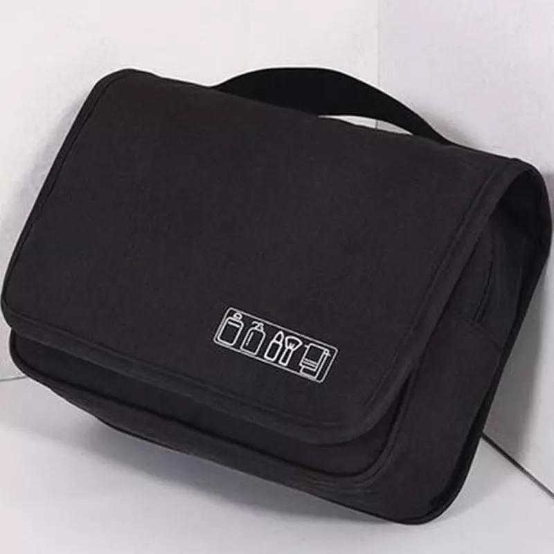 Trousse De Toilette Suspendue Ricardo Beverly Hills - Noir, Légère Et Multi-compartiments