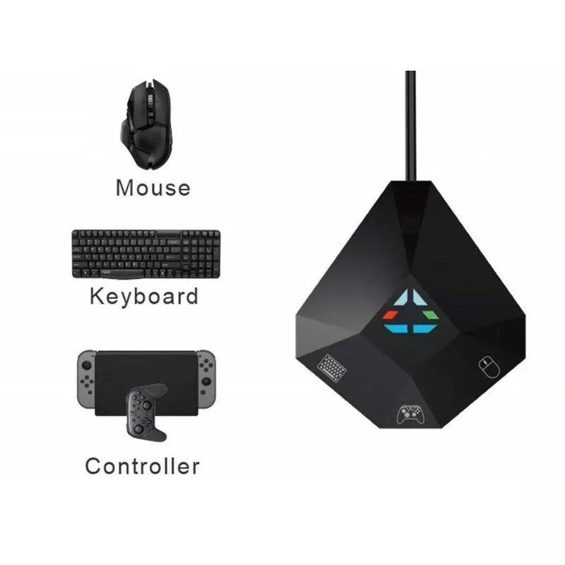 Vikye Convertisseur Clavier Souris pour Switch, Adaptateur de