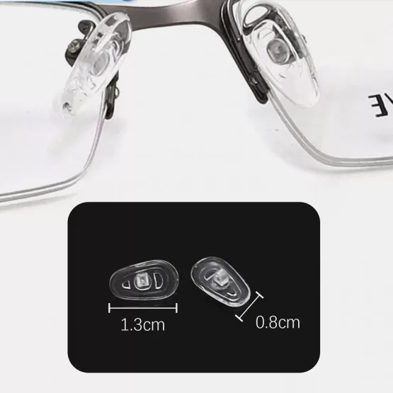 Lot De 5 Paires De Plaquettes Nasales En Silicone Pour Lunettes - Remplacement - Neuf Avec étiquettes