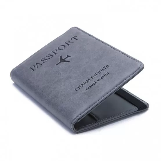 Porte Feuille Flacon Voyage Avion Porte-Passeport Familial Zero Grid - Organisation Voyage Avec Protection RFID Organisateur Voyage Rfid Passport Holder