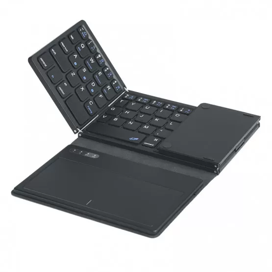 Clavier sans fil compact avec souris tactile pliable clavier bluetooth pliable pavé tactile clavier sans fil clavier pliable