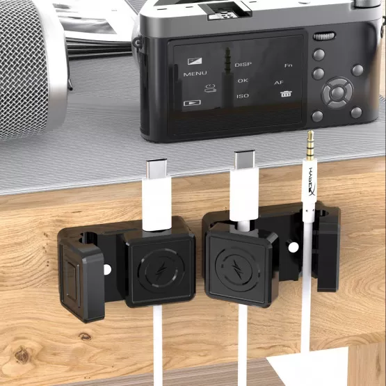 Avantree Pack De 20 Pièces De Attaches De Câble, Colorées Et Réutilisables, Sangles Et Cordons De Fixation, Crochet Et Boucle, Organisateur De Câbles Avec Design Spécial, Pour Tablet PC TV