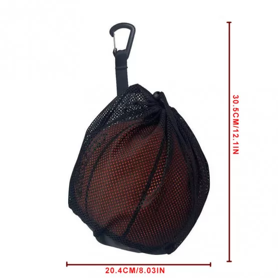 Keeble Sac de sport extra large en maille | Sac à bandoulière robuste pour ballons de