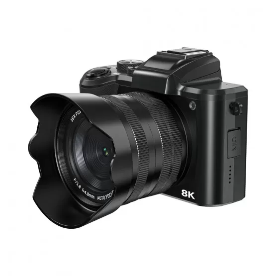 Appareil Photo Numérique 4K 48MP - Double Caméra - Zoom 16x - Autofocus - Idéal Débutants