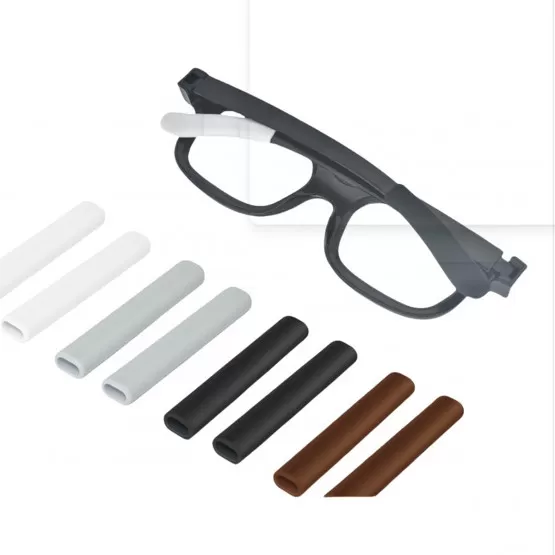 INF Plaquettes antidérapantes en silicone pour lunettes paires