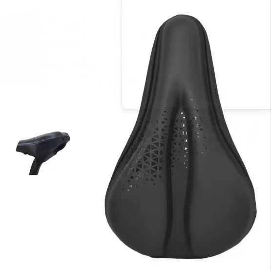 TOOAD Coussin De Selle De Vélo Coloré Respirant Et Confortable Pour V Lo De Route Pignon Fixe Noir
