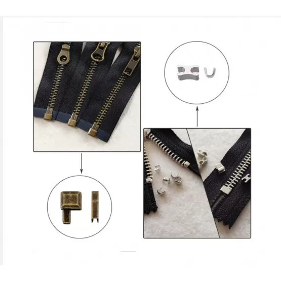 GORGECRAFT Lot De 24 Tirettes De Fermeture éclair En Cuir