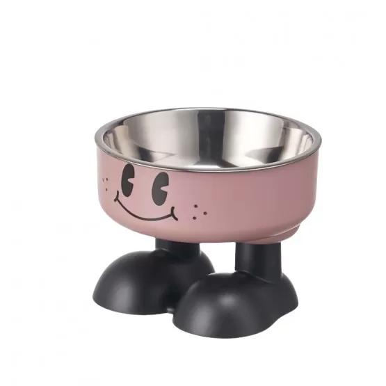 Gamelle surélevée pour chat, ensemble de gamelles surélevées pour nourriture et eau pour chats d'intérieur, anti-éclaboussures avec 2 gamelles | Leroy Merlin