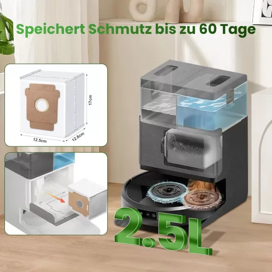 Kit D’entretien Pour Roomba Plus 405 / 505 – Brosses, Filtres, Sacs à Poussière, Chiffons – Compatibilité Assurée