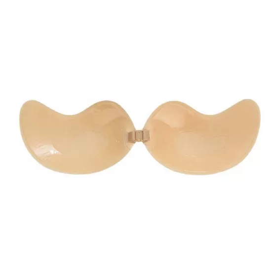 Soutien-gorge Adhésif Sans Bretelles En Gel Silicone - Bonnet D - Taille Unique - Beige - Neuf Avec étiquettes