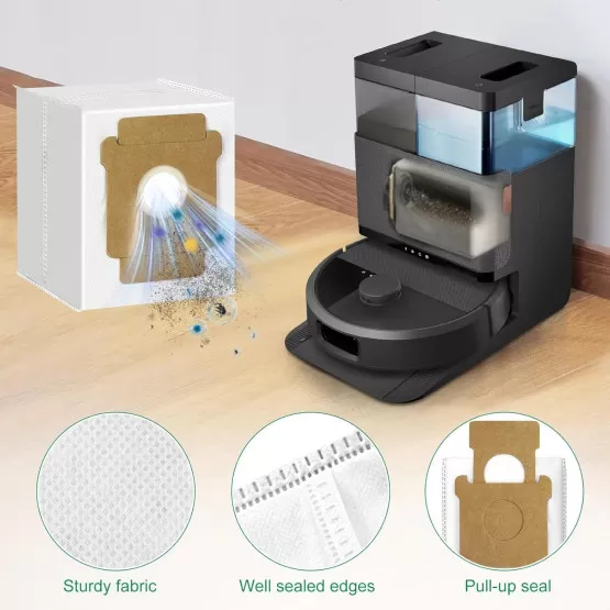 Accessoires Aspirateur Robot Kit Pièces Rechange Roomba 505/405 - 23 Accessoires - 2 Brosses Principales, 6 Latérales, 4 Filtres, 5 Chiffons Accessoires IRobot Compatibles