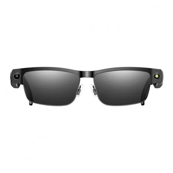 INF Lunettes intelligentes AI à monture noire caméra HD