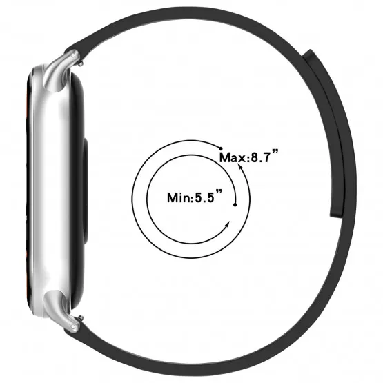 Bracelet de montre en cuir véritable Black Xiaomi Mi Bande 8 | Leroy Merlin
