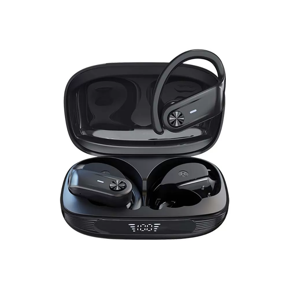 INF Écouteurs de sport intra-auriculaires HIFI à réduction de bruit, Bluetooth 5.4, 45 heures d'autonomie