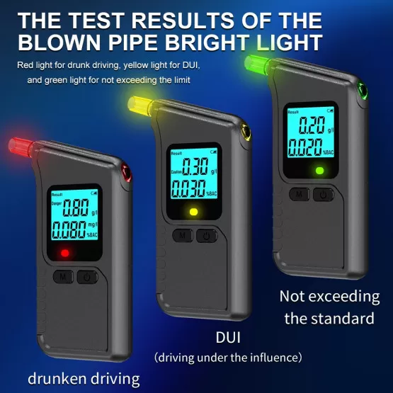 Éthylotest Numérique Avec écran LCD Pour Voiture - Testeur D'alcoolémie - Neuf