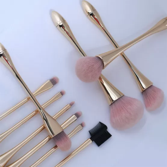 Lot De 13 Pinceaux De Maquillage Doux - Pour Femmes - Neuf Sous Emballage