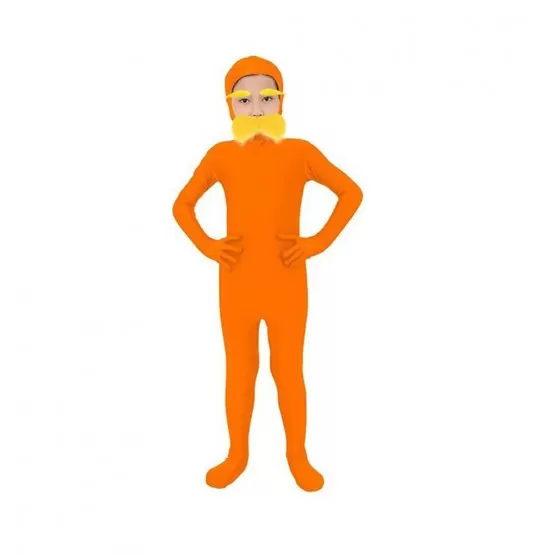Combinaison Intégrale Unisexe Slenderman/Lorax - Déguisement Halloween/Carnaval - Avec Barbe Et Sourcils Inclus - Taille Unique à XXL