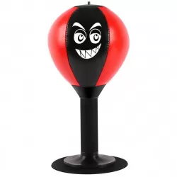 Riisoyu Table de punching ball de bureau avec ventouse - Sac de frappe résistant - Mini sac de frappe pour activité à la maison et au bureau pour soulager le stress