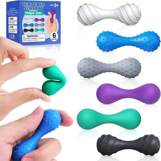 Lot De 6 Coussinets Anti-Stress – Formes Variées – Soulage La Tension – Idéal Pour Enfants Et Adultes – Cadeau Ludique Et Relaxant