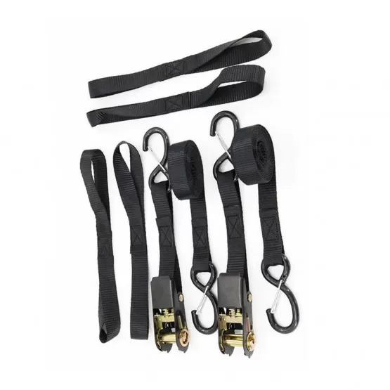 Sangle D'arrimage à Cliquet 8 M X 25 Mm, Capacité De Charge 250 Kg, Polypropylène, Pour