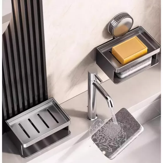 Boovnll Porte-Savon Porte-Savon avec Boîte à Savon de Drainage Porte-Savon Portable Boîte de Désinfectant Pratique pour Salle de Bain Boîte de Douche pour Salle de Bain Boîte à Savon pour la Maison
