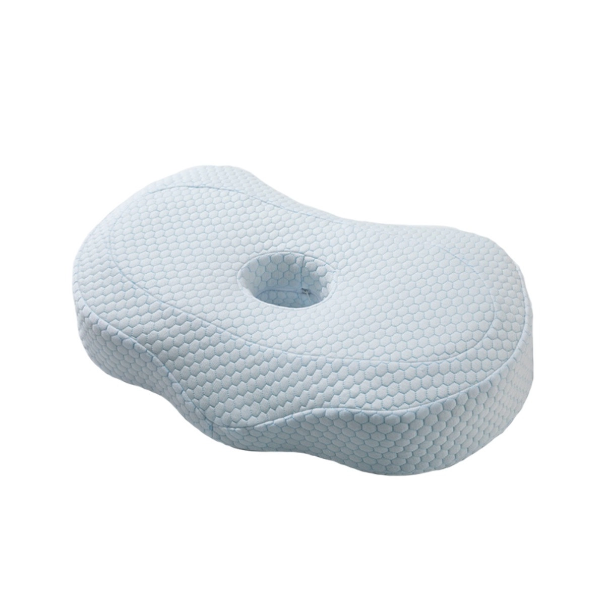 INF Oreiller cervical ergonomique en mousse à mémoire avec soutien zoné, soulagement pression oreille et housse amovibl…