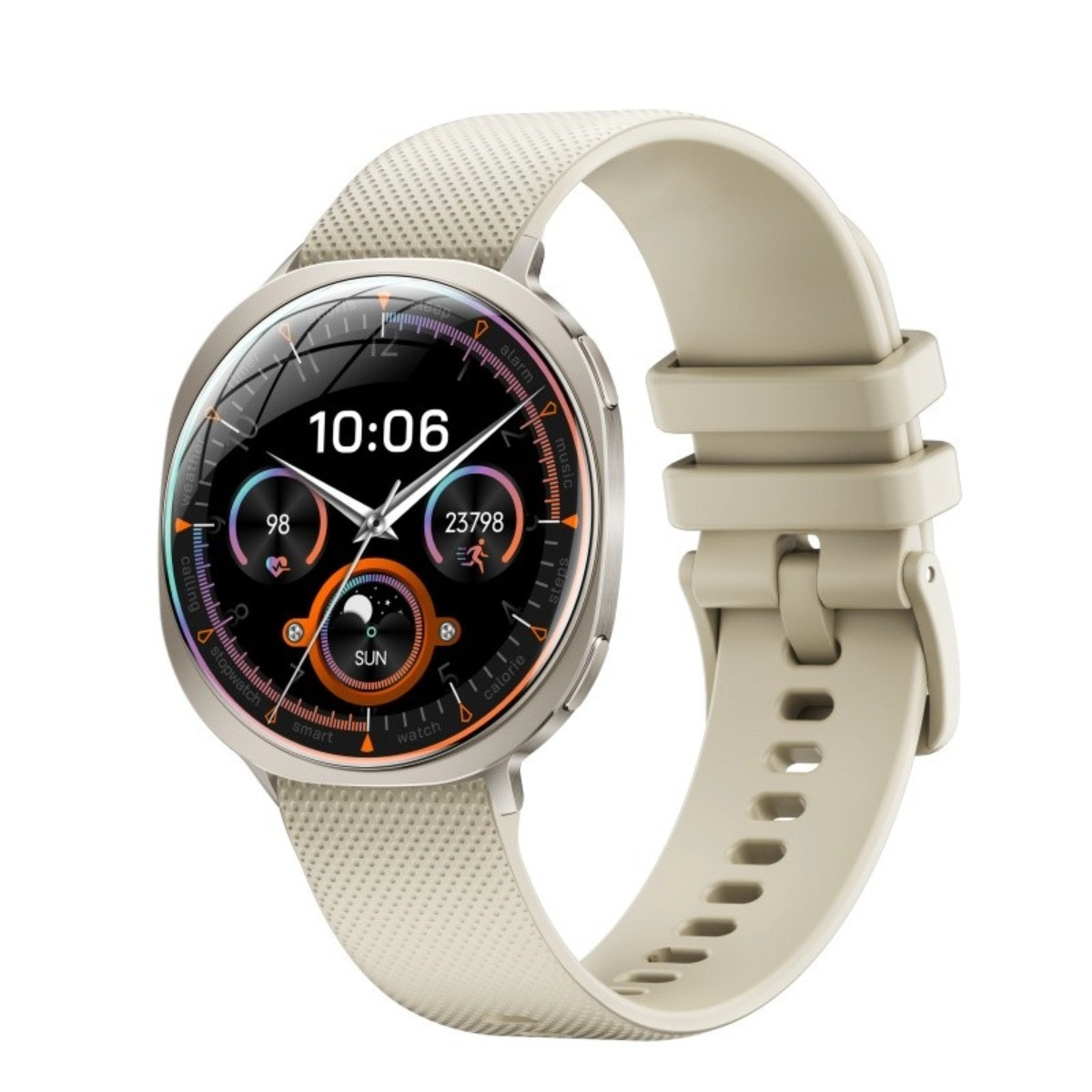 INF Montre connectée compatible avec Da Fit – 1.32-inch AMOLED, Bluetooth 5.4, IP68, charge magnétique, batterie 240mAh…
